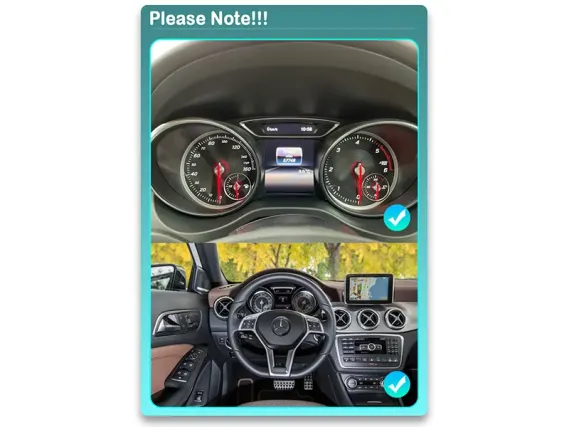 Цифровая приборная панель Mercedes-Benz A-Class W176 | Plug & Play