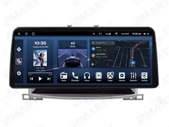 Магнитола для Toyota LC 100 High V. 2002-2007 - 12.3" Андроид CarPlay