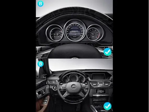 Mercedes E-Class W212 (2009+) Цифровая приборная панель | Plug & Play