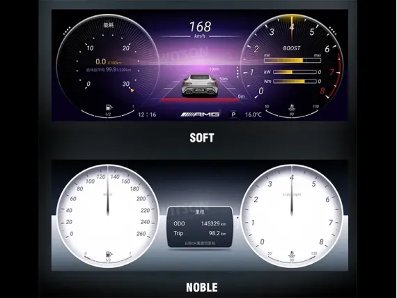 Цифрова панель приладів Mercedes GLA-Class X156 (2014+) | Plug & Play