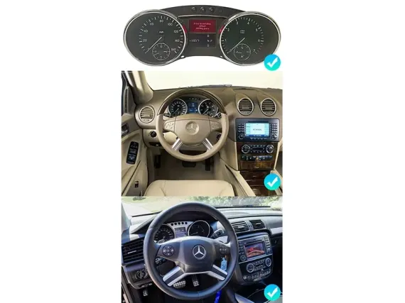 Mercedes R-Class W251 (2005+) Цифровая приборная панель | Plug & Play
