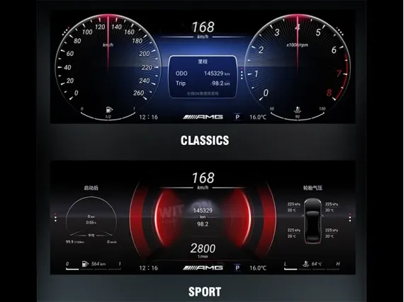 Mercedes W164 (2005-2011) Цифровая приборная панель | Plug & Play