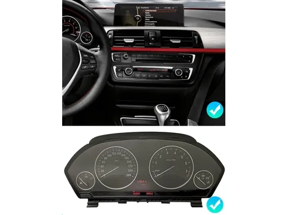 BMW 3 F30/F31/F80 (2011-2021) Цифровая приборная панель | Plug & Play