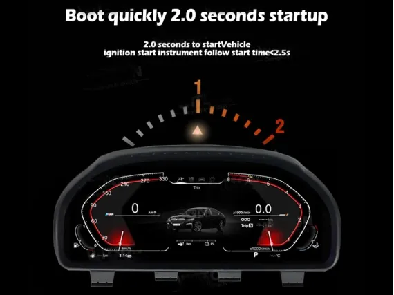 BMW 7 Series F01/F02 2008-2015 Цифровая приборная панель | Plug & Play