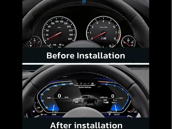 BMW 7 Series F01/F02 2008-2015 Цифровая приборная панель | Plug & Play