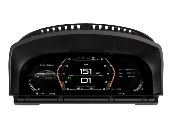 Цифрова панель приладів BMW 7 E65/E66 (2001-2009) | Plug & Play