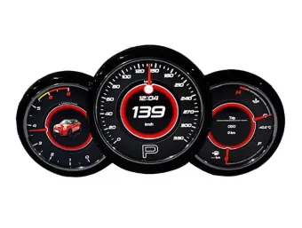 Mini F54 F55 F56 F57 F60 2014+ Цифровая приборная панель | Plug & Play
