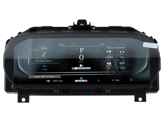 Цифрова панель приладів Jaguar F-Type (2012-2020) | Plug & Play