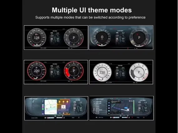 Jaguar F-Pace / XE (2016-2021) Цифровая приборная панель | Plug & Play