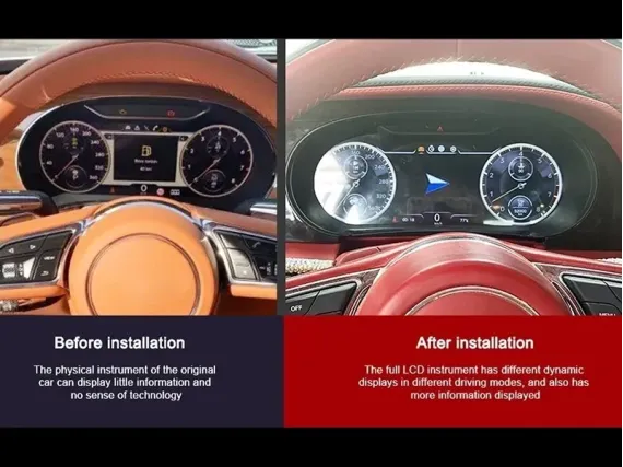 Bentley Flying Continental Цифровая приборная панель | Plug & Play