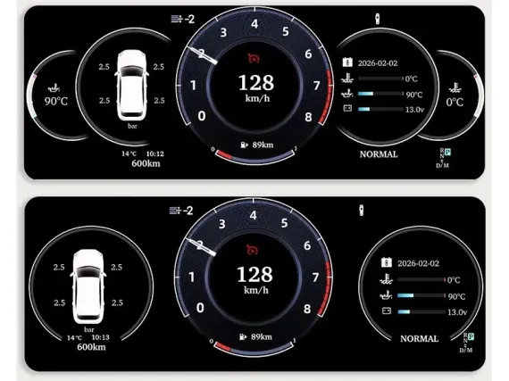 Porsche Panamera (2009-2016) Цифровая приборная панель | Plug & Play