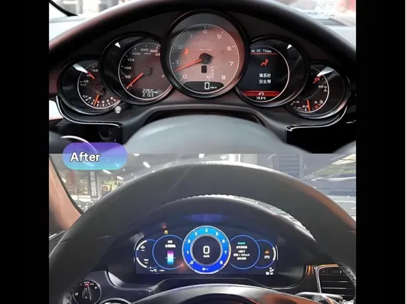 Porsche Panamera (2009-2016) Цифровая приборная панель | Plug & Play