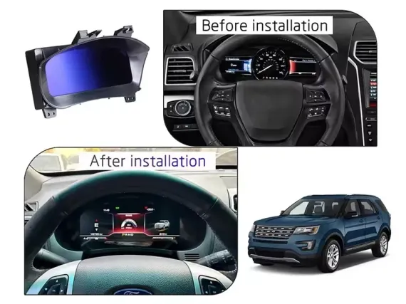 Цифрова панель приладів Ford Explorer (2011-2020) | Plug & Play