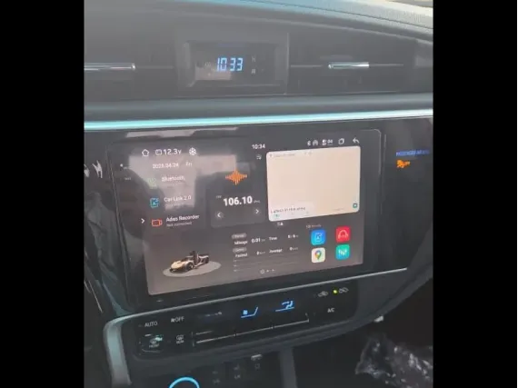 Магнитола для Toyota Corolla E170/E180 (2016-2019) - 9 дюймов Андроид CarPlay