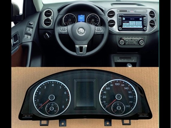 Цифрова панель приладів Volkswagen Tiguan (2011-2018) | Plug & Play