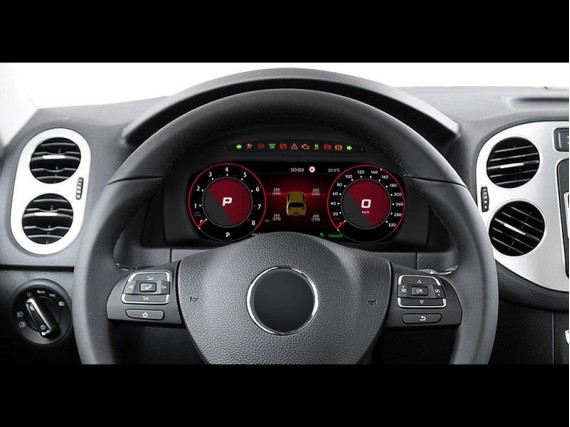 Цифрова панель приладів Volkswagen Tiguan (2011-2018) | Plug & Play
