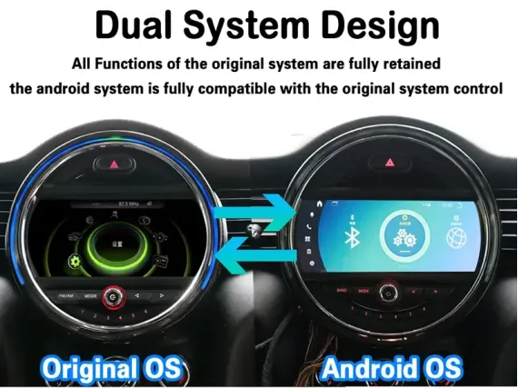 Магнітола для Mini Couper R56 R60 (2007+) - Snapdragon Андроїд CarPlay