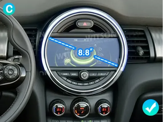 Магнитола для Mini Couper F54 F55 (2014+) - Snapdragon Андроид CarPlay