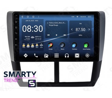 Штатная магнитола Subaru Forester 2008-2012 – Android 10 – SMARTY Trend