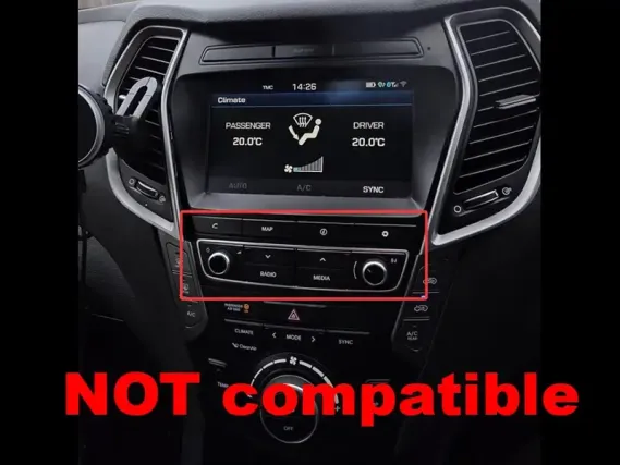 Магнитола для Hyundai Santa Fe 3 (2012-2018) Андроид CarPlay