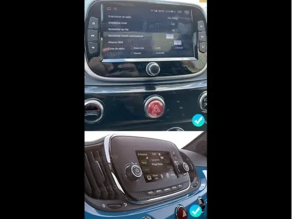 Магнітола для Fiat 500 (2016-2019) - OEM стиль CarPlay