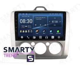 Штатная магнитола Ford Focus II 2009-2011 (Manual-Aircondition) – Android 10 – SMARTY Trend