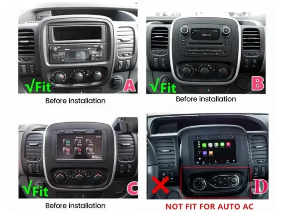 Магнитола для Opel Vivaro B (2014-2019) - 12.3 дюйма Андроид CarPlay