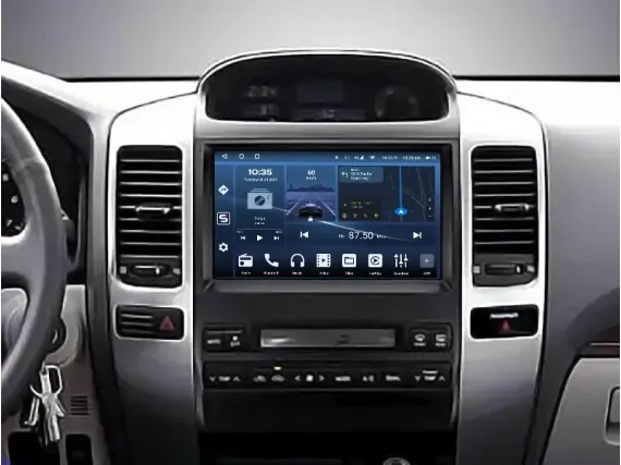 Магнитола для Toyota LC Prado 120 LOW (2002-2009) Андроид CarPlay