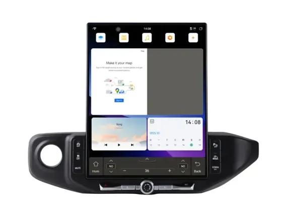 Магнитола для Jeep Wrangler (2018-2023) Тесла Андроид CarPlay