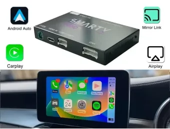 Беспроводной CarPlay и Android Auto для штатного экрана Mercedes E
