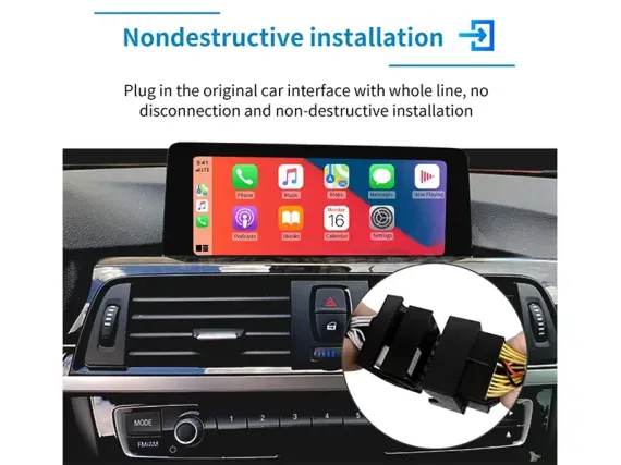Беспроводной CarPlay и Android Auto для штатного экрана BMW 7 F01/F02