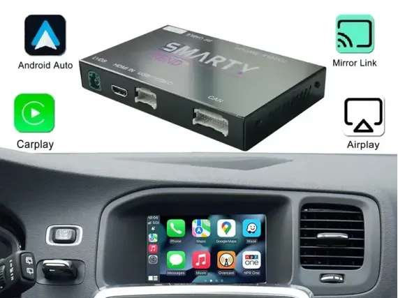 Беспроводной CarPlay и Android Auto для штатного экрана Volvo S60 2014
