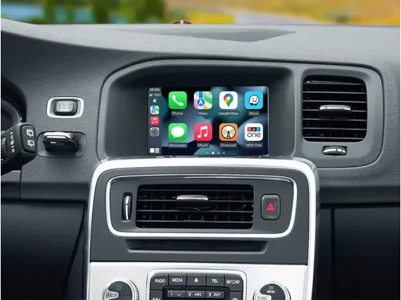 Беспроводной CarPlay и Android Auto для штатного экрана Volvo S60 2014