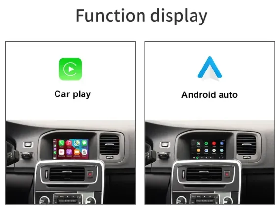 Беспроводной CarPlay и Android Auto для штатного экрана Volvo V40 2015