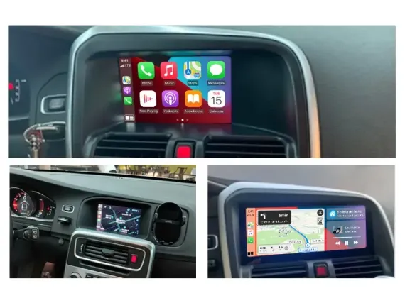 Беспроводной CarPlay и Android Auto для штатного экрана Volvo V40 2015