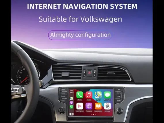 Беспроводной CarPlay и Android Auto для штатного экрана VW Tiguan 2016