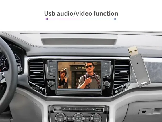 Беспроводной CarPlay и Android Auto для штатного экрана VW Tiguan 2016