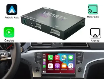 Бездротовий CarPlay та Android Auto для штатного екрана VW Golf 7