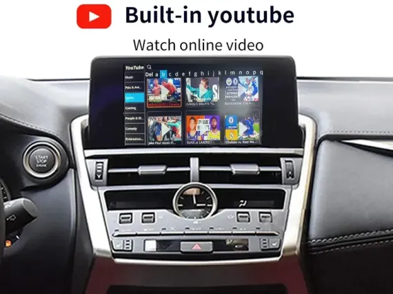Бездротовий CarPlay та Android Auto для штатного екрана Lexus IS 2013+