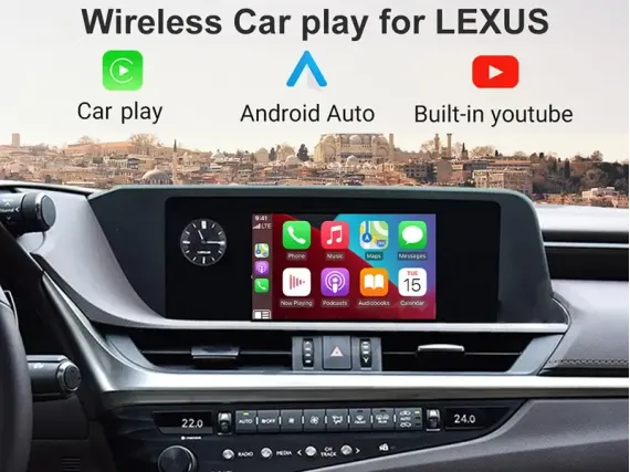 Бездротовий CarPlay та Android Auto для штатного екрана Lexus IS 2013+