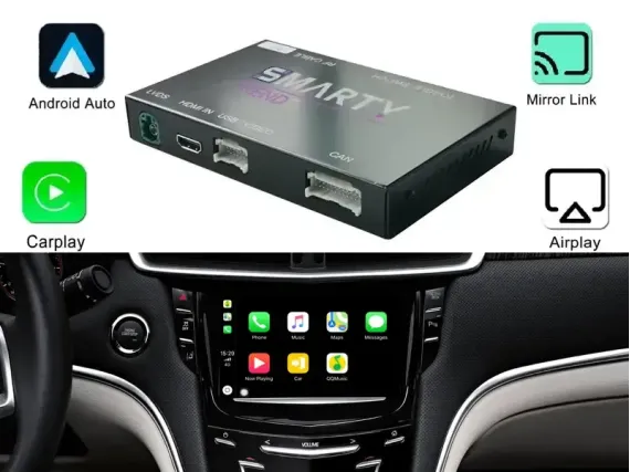 Беспроводной CarPlay и Android Auto для штатного экрана Cadillac XTS