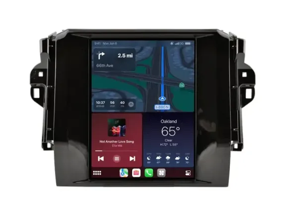 Магнитола для Toyota Fortuner (2015-2023) Тесла Андроид CarPlay