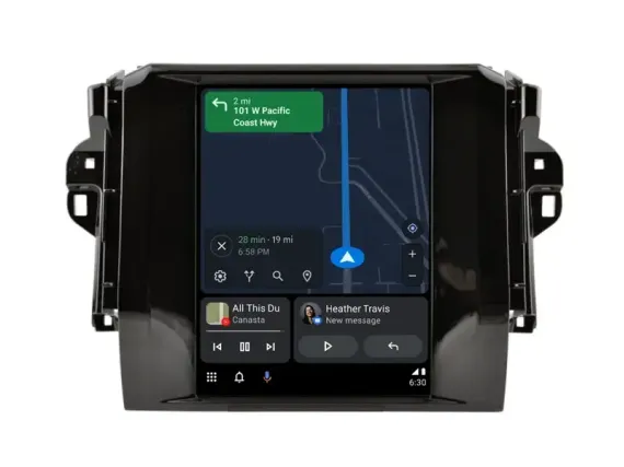 Магнитола для Toyota Fortuner (2015-2023) Тесла Андроид CarPlay