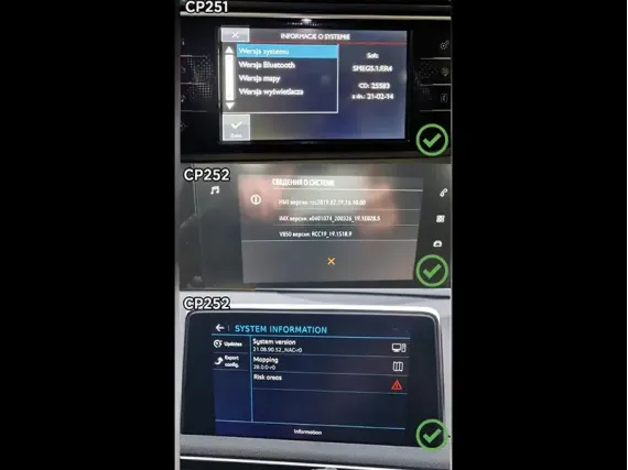 Бездротовий CarPlay та Android Auto для штатного екрана Peugeot 3008