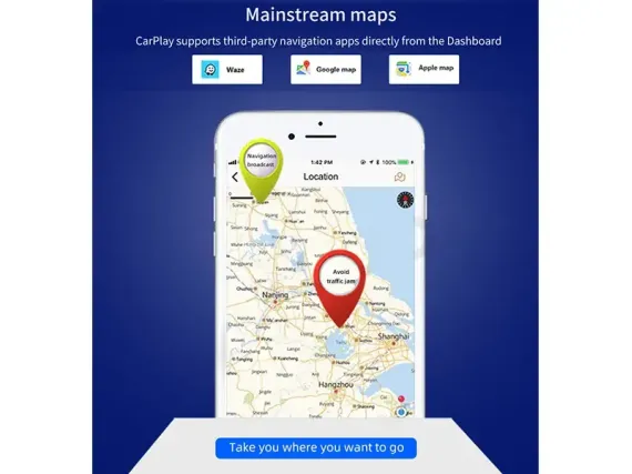 Беспроводной CarPlay и Android Auto для штатного экрана Citroen 2012+