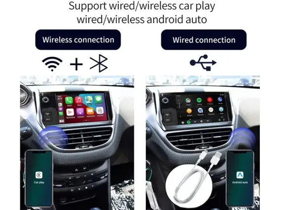 Беспроводной CarPlay и Android Auto для штатного экрана Citroen DS5