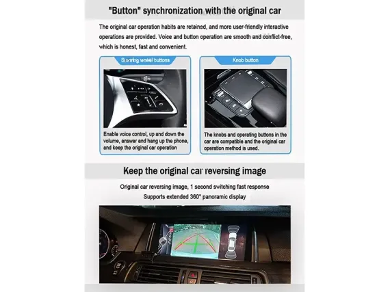 Беспроводной CarPlay и Android Auto для штатного экрана Chrysler 300C
