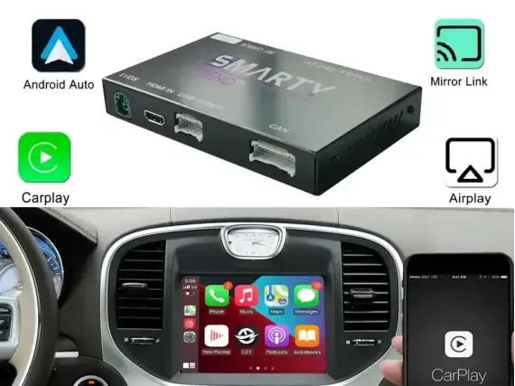 Беспроводной CarPlay и Android Auto для штатного экрана Chrysler 300C