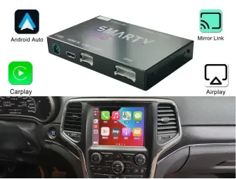 Бездротовий CarPlay та Android Auto для штатного екрана Jeep