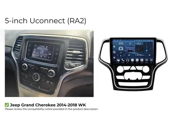 Магнітола для Jeep Grand Cherokee (2014+) Андроїд CarPlay